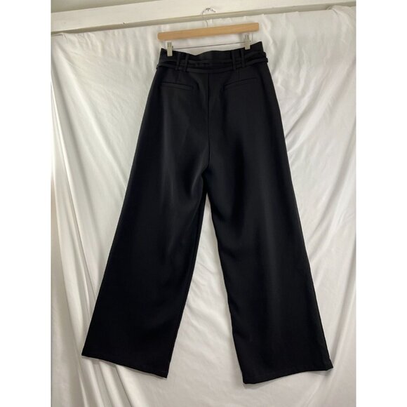 Gentle Heard Dress Pants Womens Size L Wool-Blend Wide-Straight-Leg - Picture 10 of 16